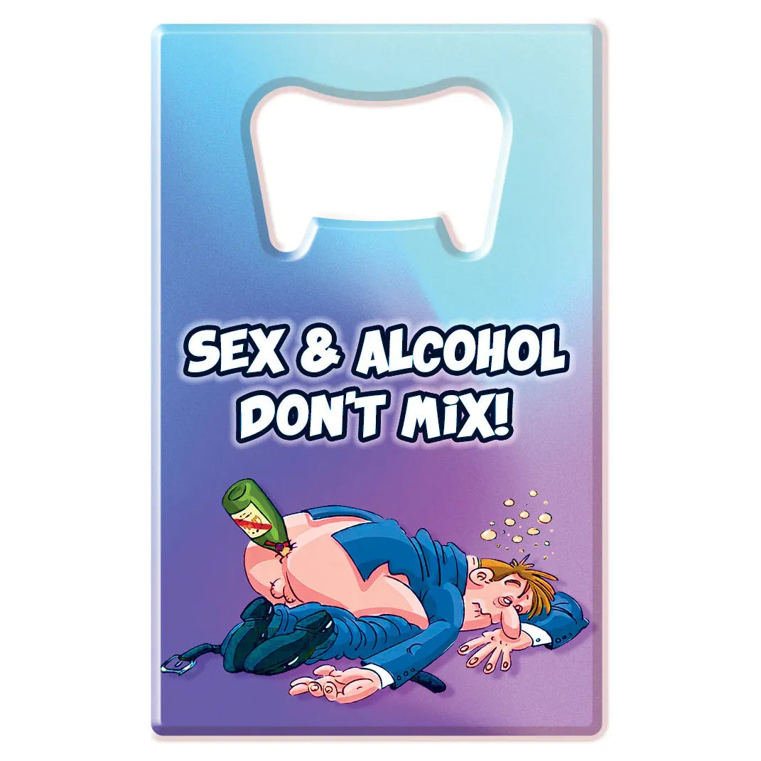 Sex & Alcohol Bottle Opener by Ozze Creations