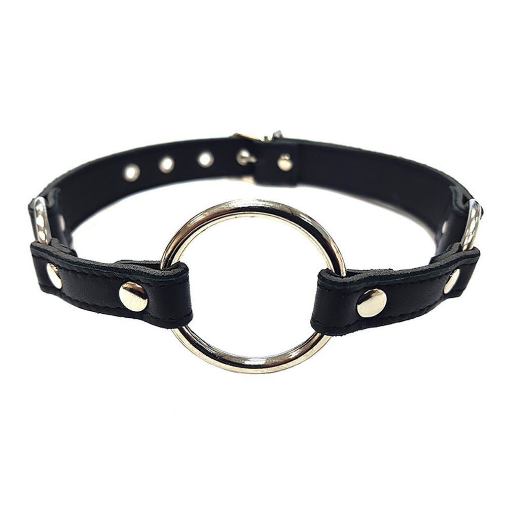 Leather O-Ring Gag by Rouge