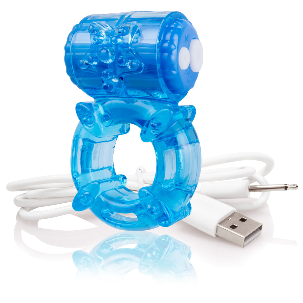 Charged Big O Vibrating Cock Ring by Screaming O