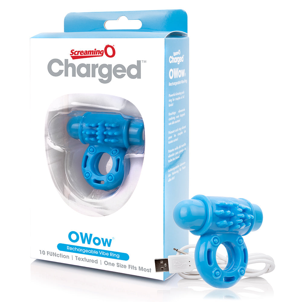Charged OWow Vooom Mini Vibrating Cock Ring by Screaming O