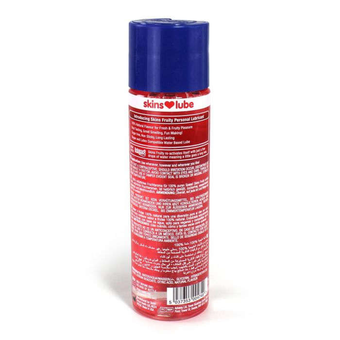 Skins Strawberry Water Based Lubricant 4.4 fl oz