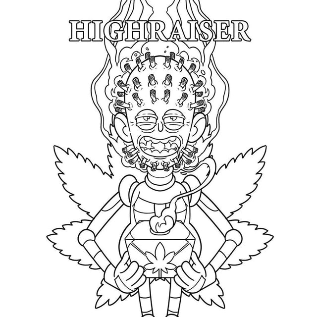 Killer Buds Coloring Book by Wood Rocket