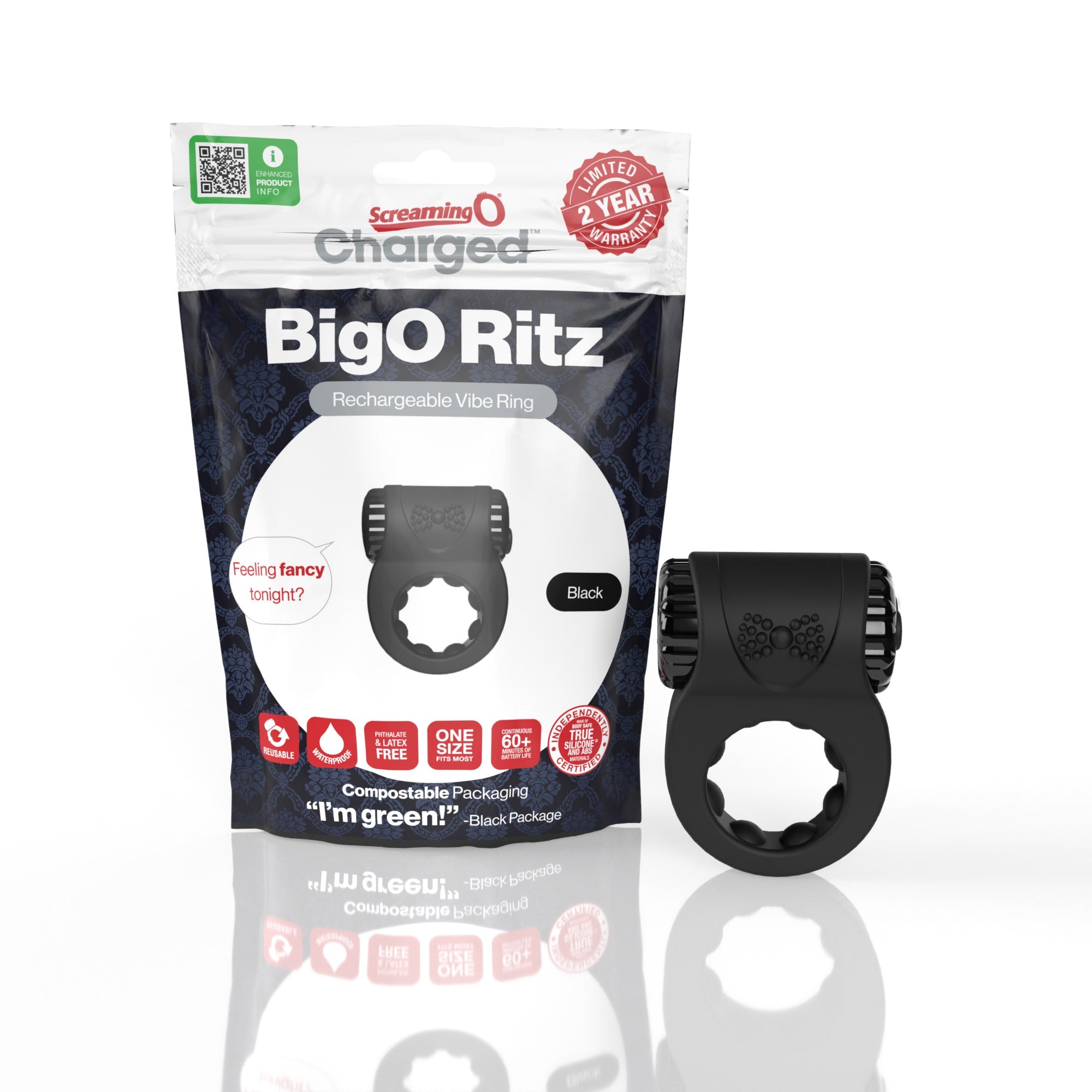 Charged Big O Ritz Cock Ring by Screaming O