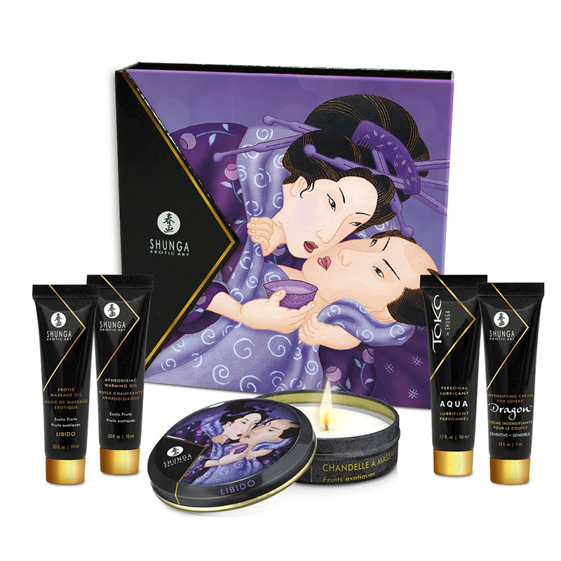 Shunga Luxury Gift Sets Geisha's Secret Kit Exotic Fruits