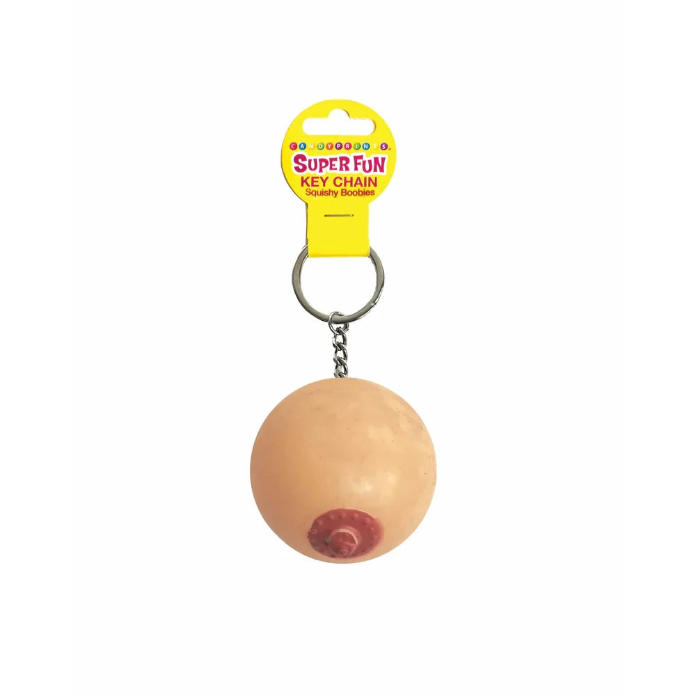 Super Fun Keychain - Squishy Boob