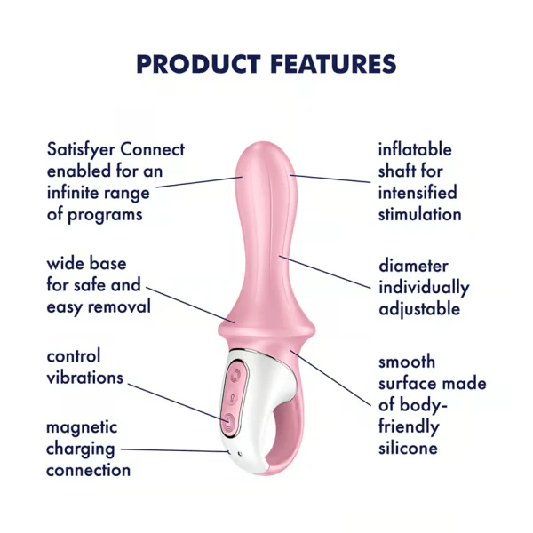 Air Pump Booty 5+ Vibrator by Satisfyer