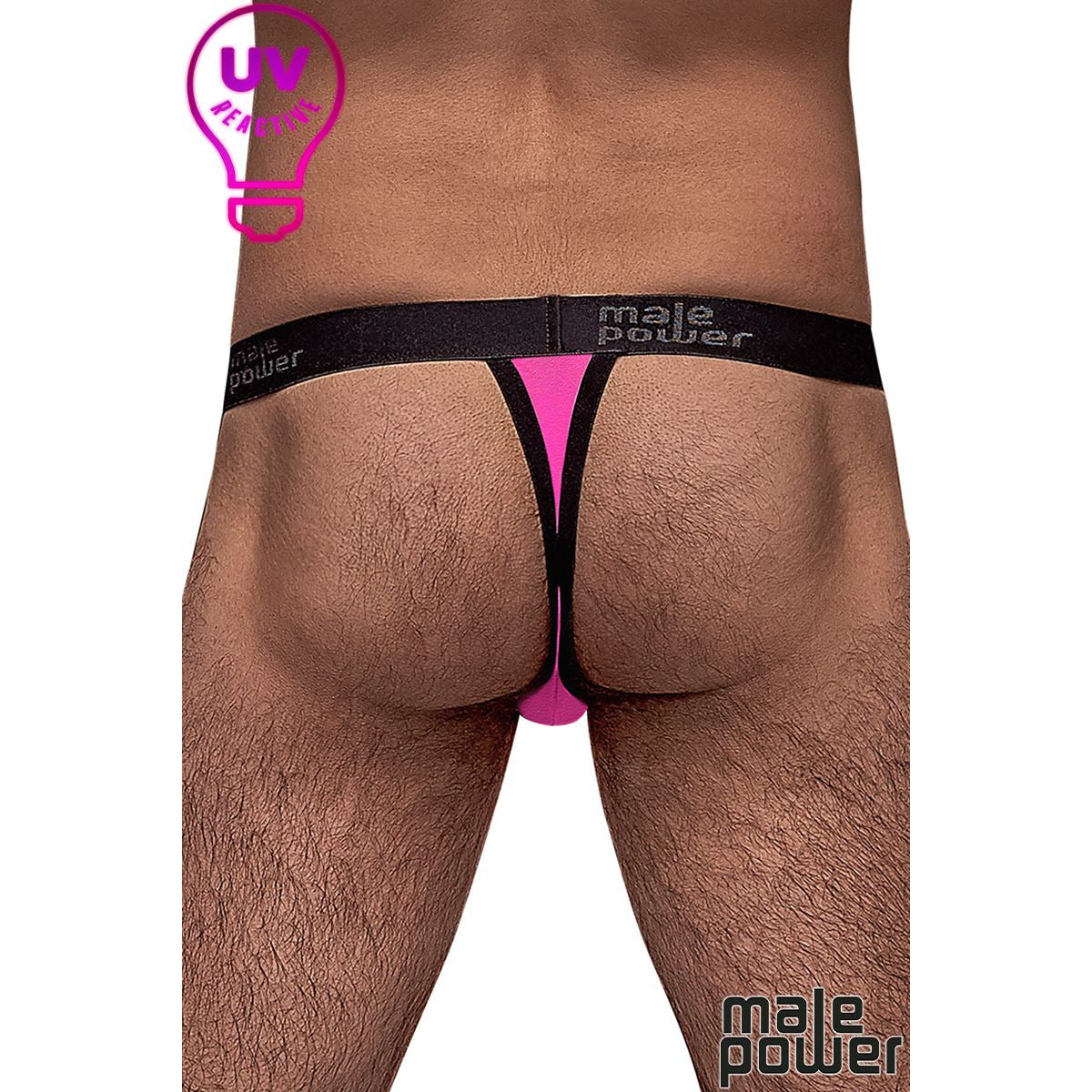 Neon Mesh Micro Men's Thong by Male Power