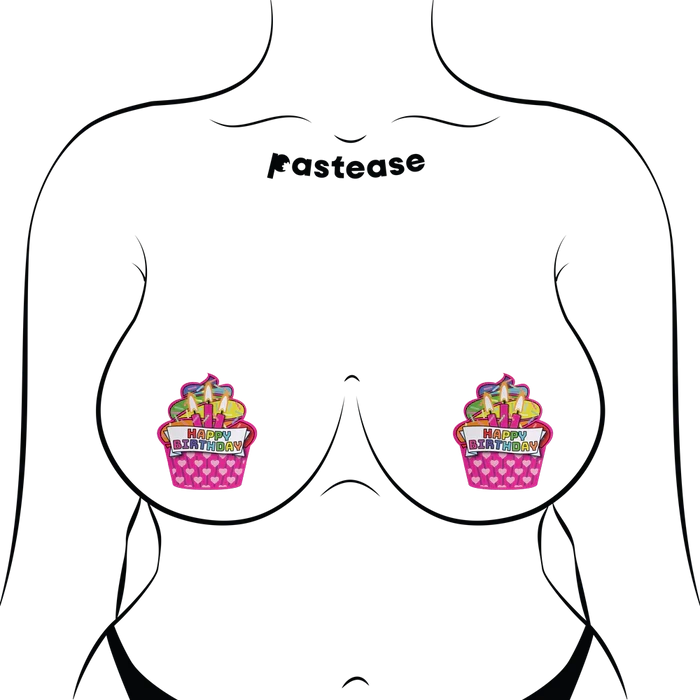Happy Birthday Cupcake Pasties by Pastease