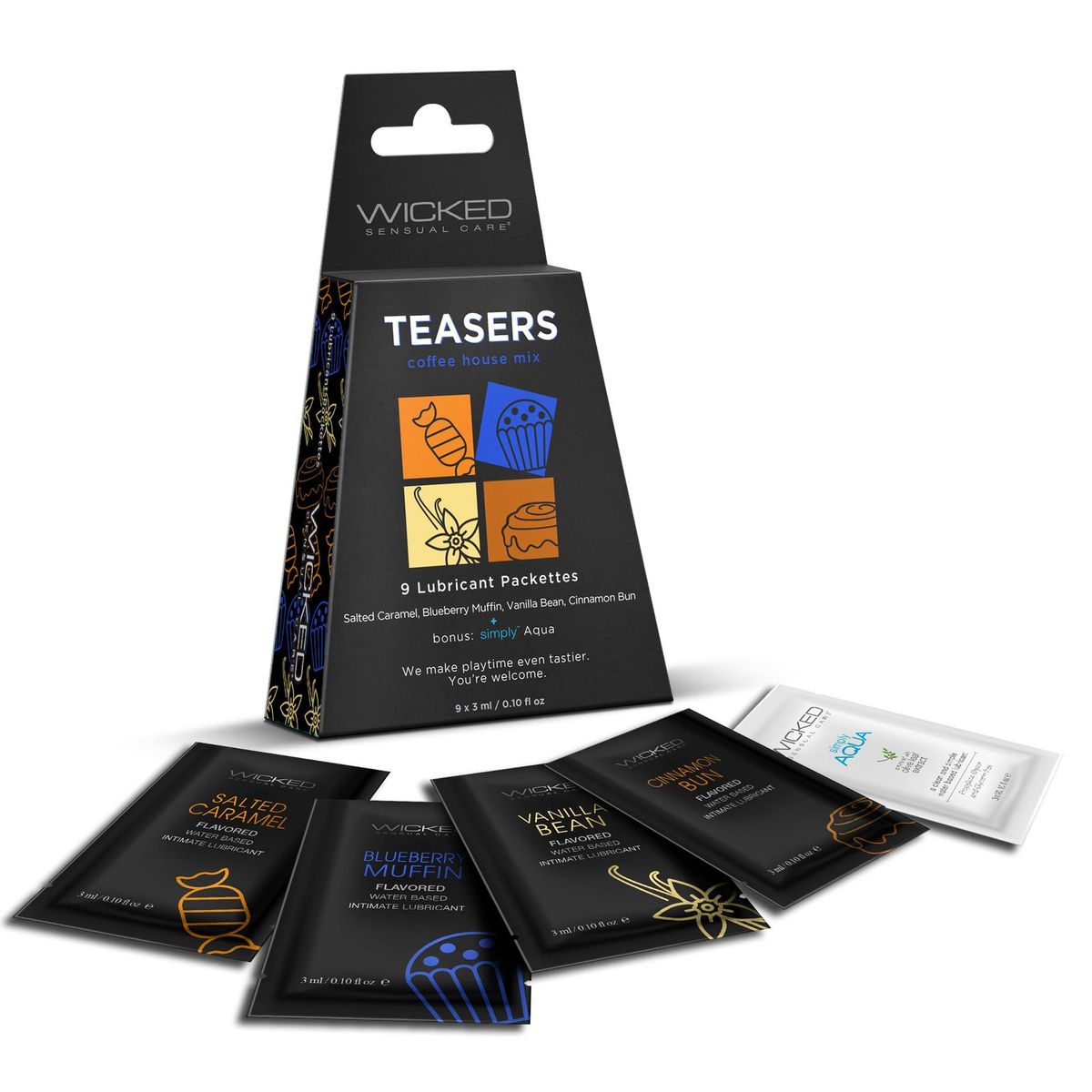 Wicked Teasers Coffee House Mix Lubricant Set