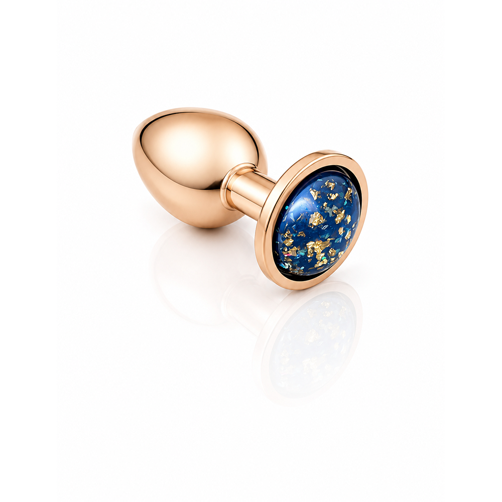 Custom Anal Plug Gold Leaf by Pink Elephant