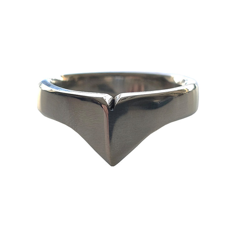 Stainless Steel Taj Ring - 32mm