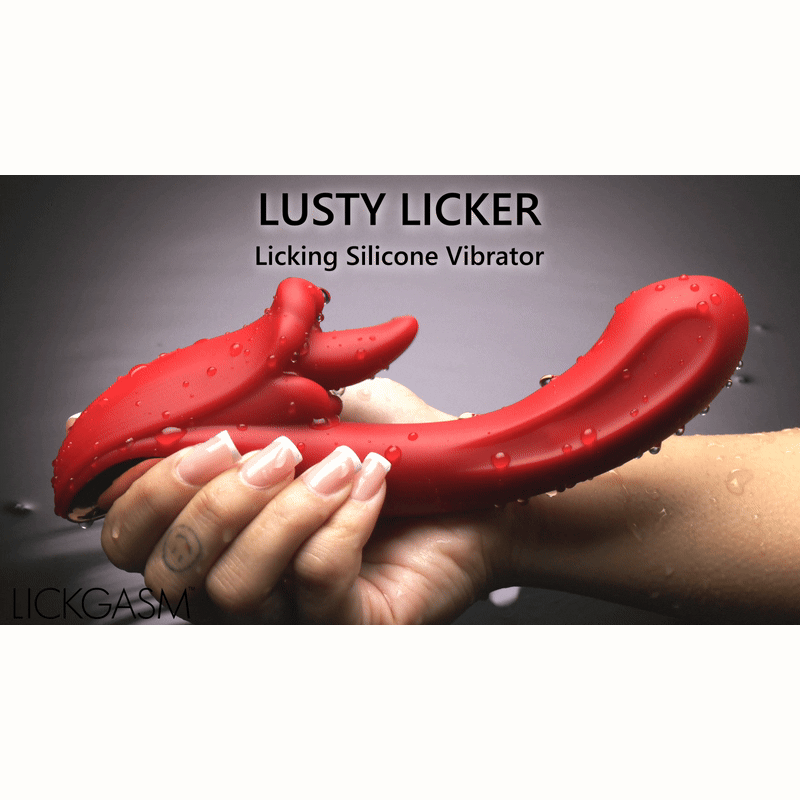 Lusty Licker Licking Silicone Vibrator