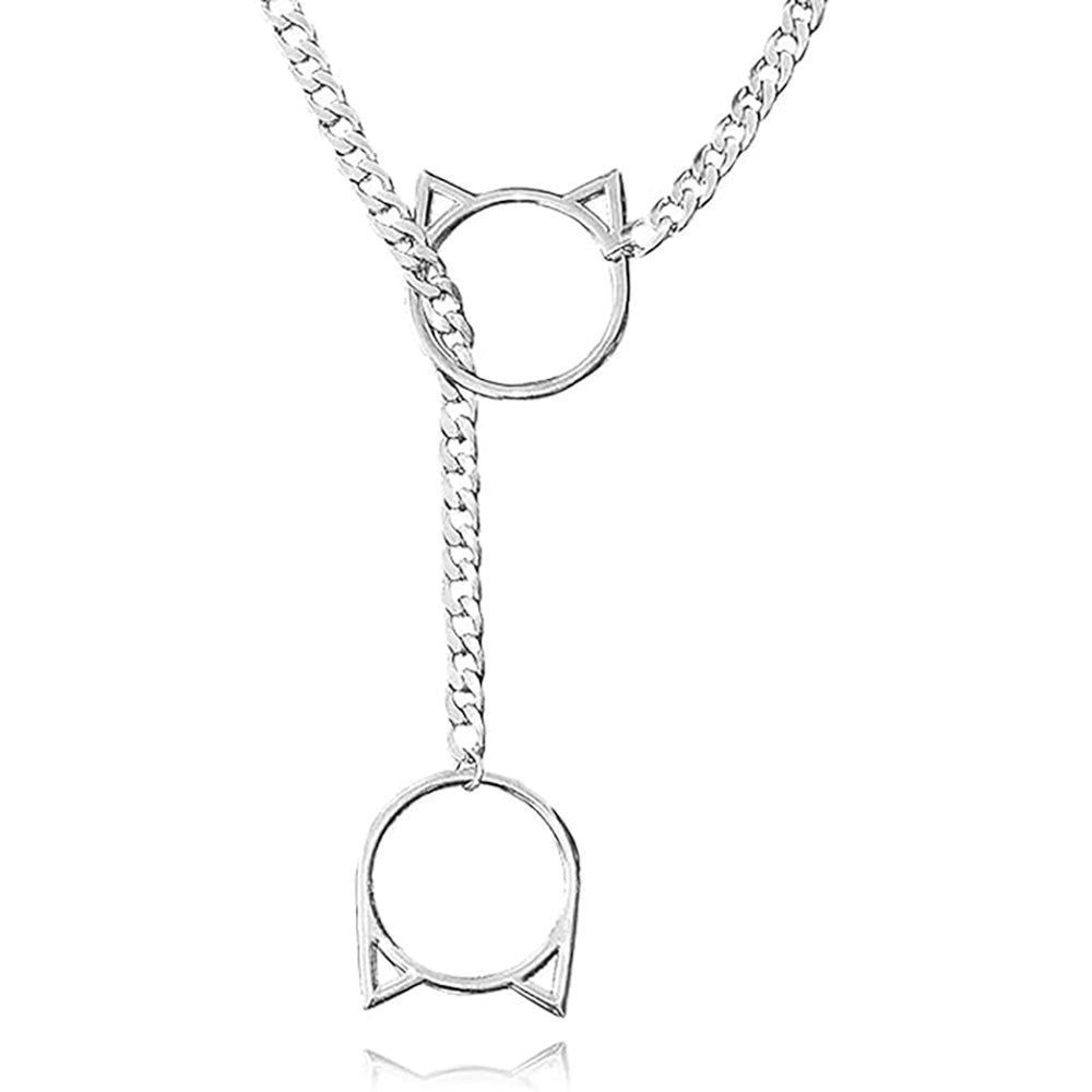 Cat O-Ring Slip Chocker Chain by Pink Elephant