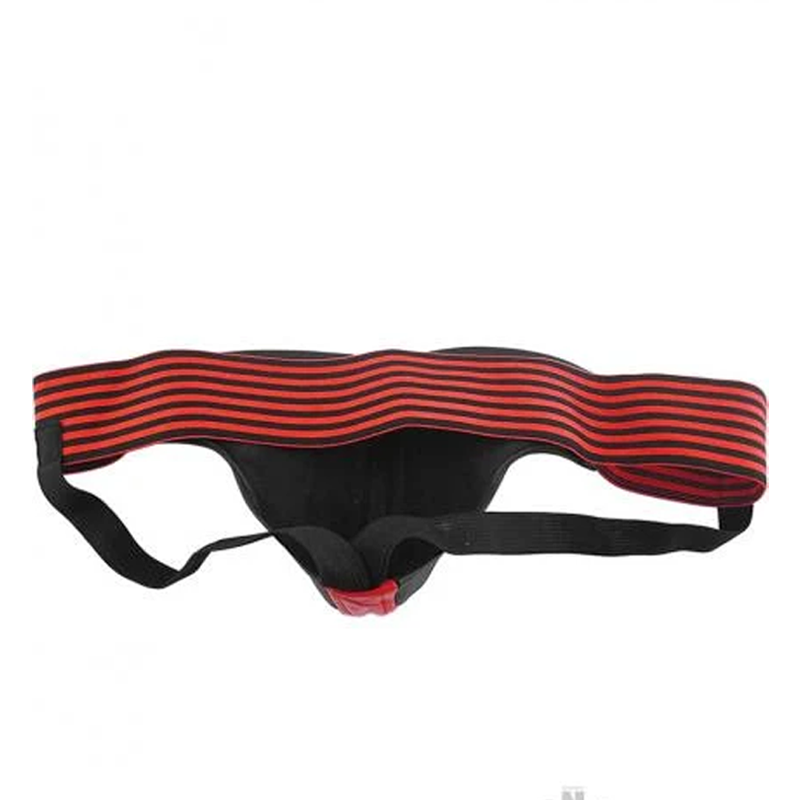 Rogue Leather Jock Strap With Stripes