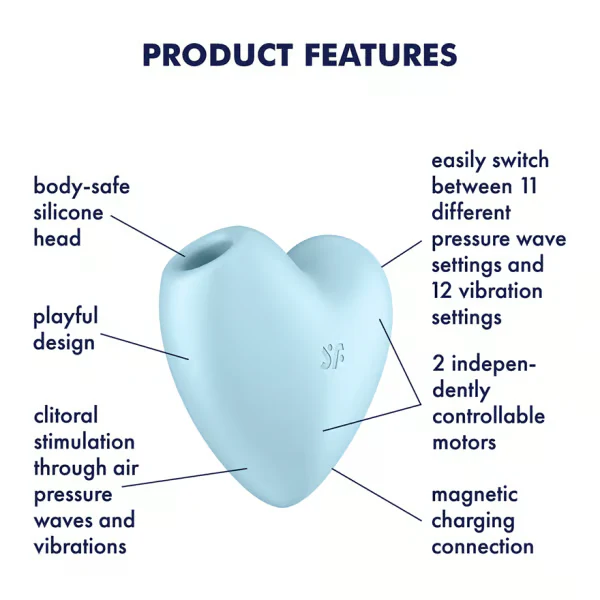 Cutie Heart Clitoral Vibrator by Satisfyer