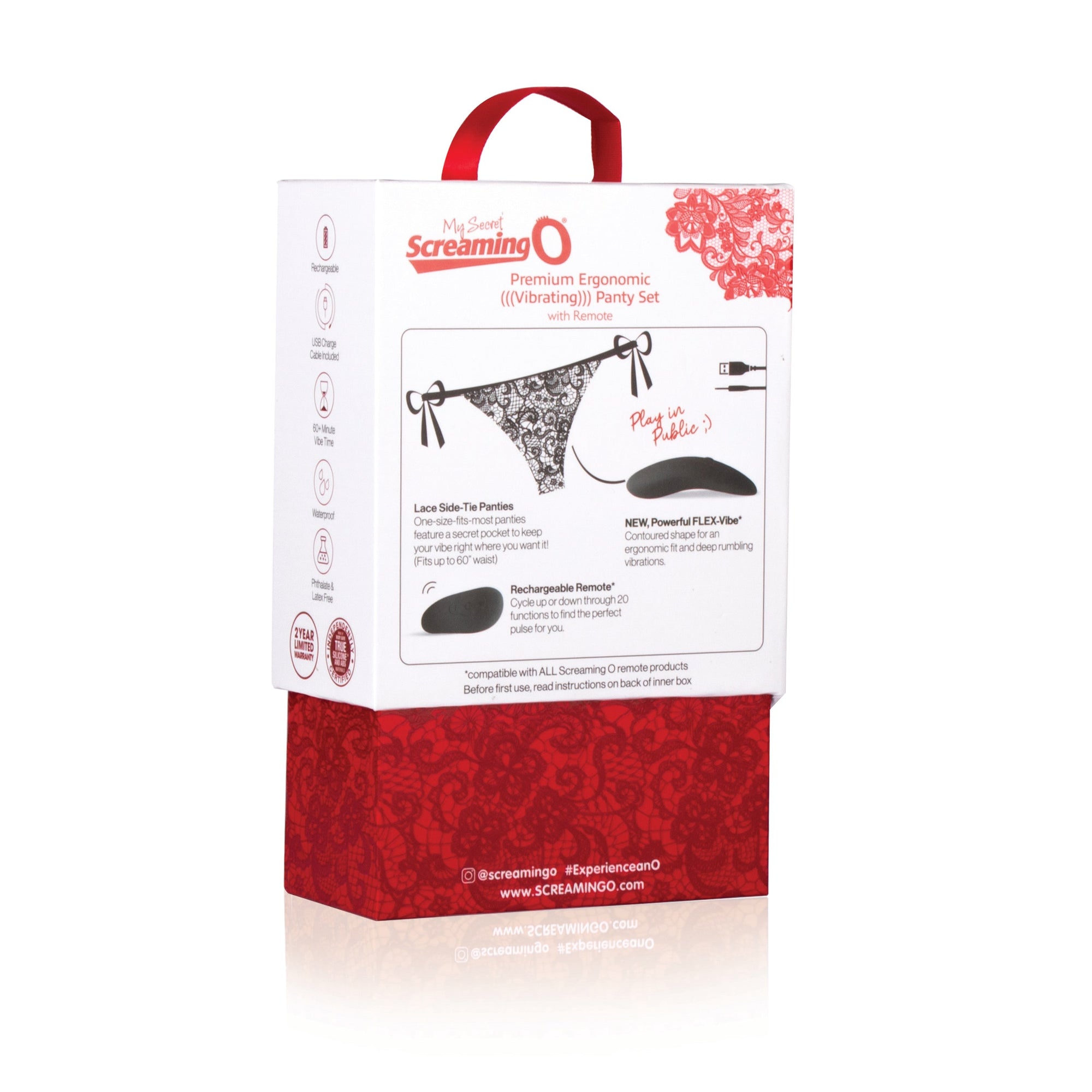 Screaming O Premium Ergonomic Remote Panty Set