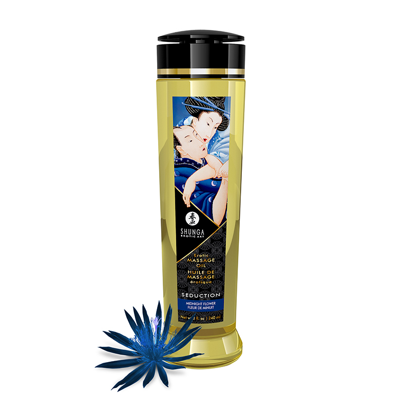 Shunga Massage Oils Seduction Midnight Flower