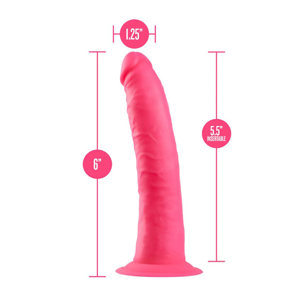 Neo Elite Silicone Dual Density Cock 6" by Blush
