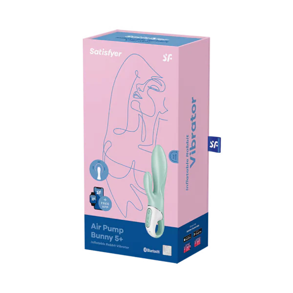 Air Pump Bunny 5+ Vibrator by Satisfyer