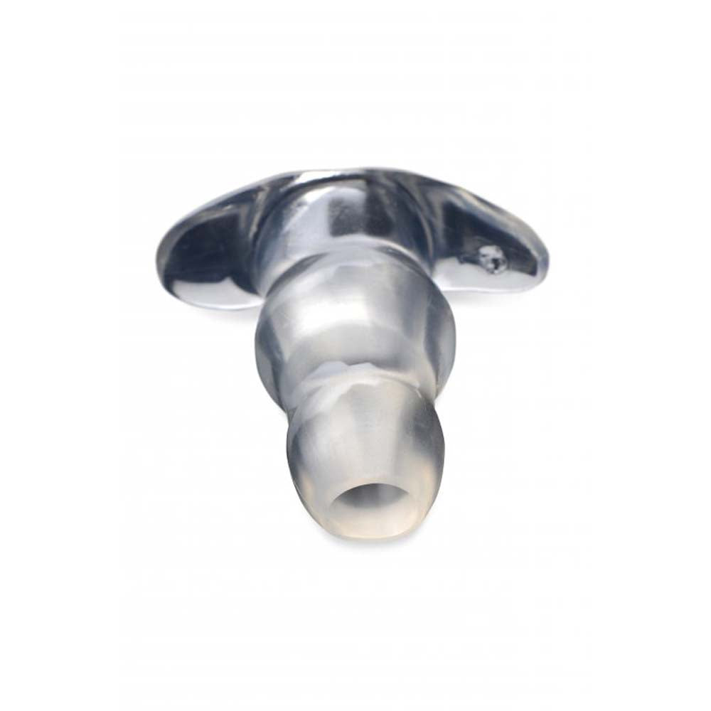 Clear View Hollow Anal Plug - Medium