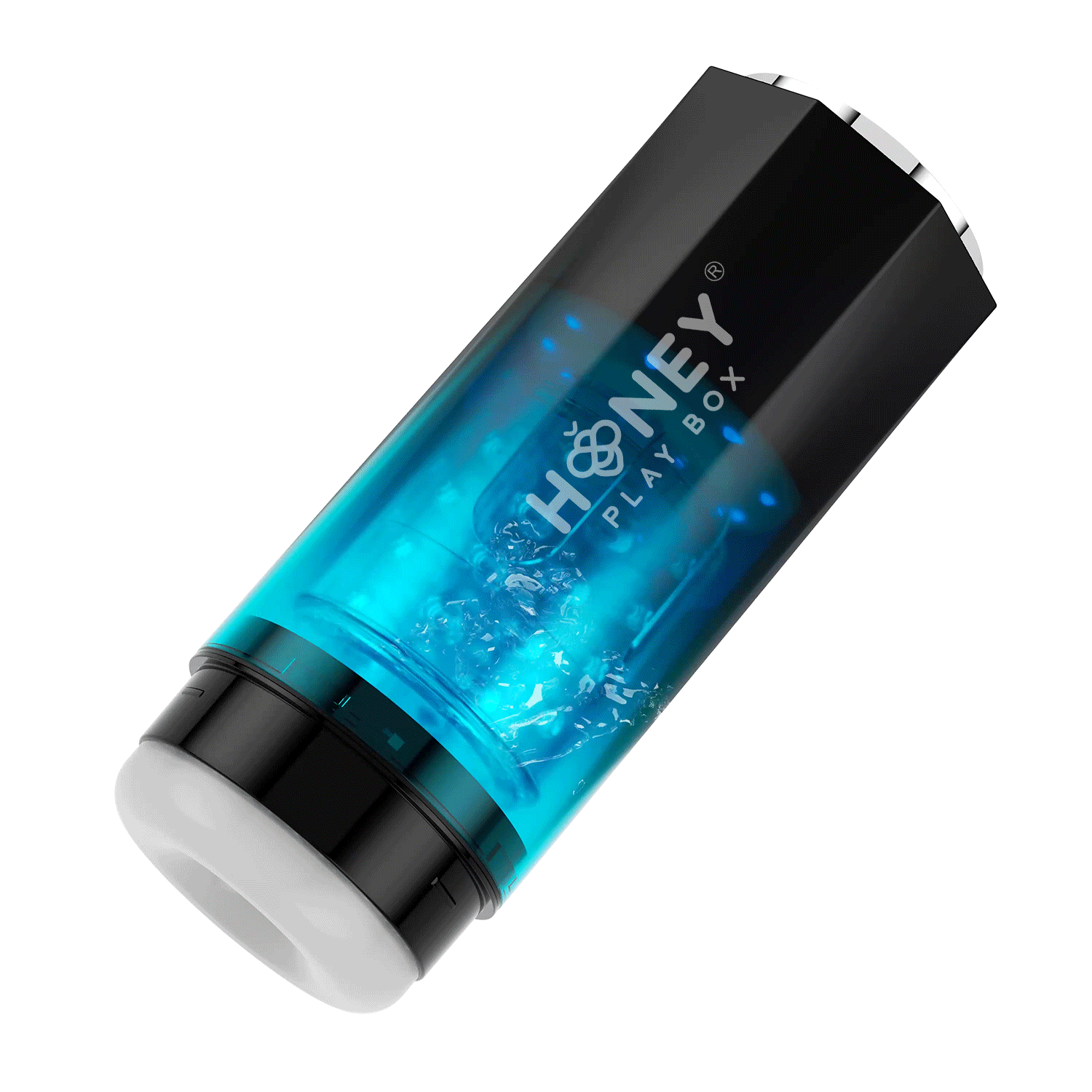 blue and black masturbator