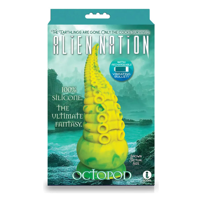 Alien Nation Octopod Silicone Fantasy Vibrating Dildo by Icon Source Adult Toys