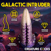 Multi colored astropus tentacle dildo information photo.