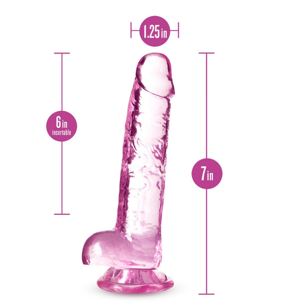 Naturally Yours Crystalline Dildo 7" by Blush