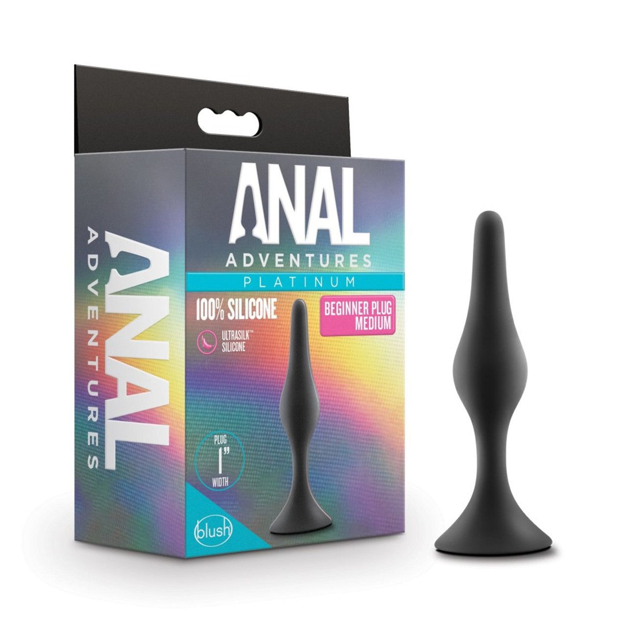 Anal Adventures Silicone Beginner Anal Plug Medium by Blush