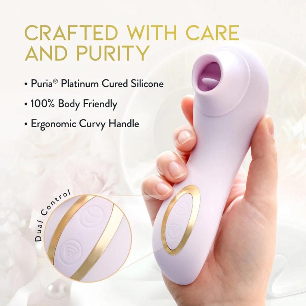 Delice - Fleur - Clitoral, Fluttering & Suction Personal Massager