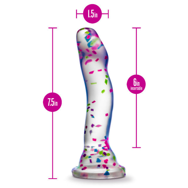Neo Elite Hanky Panky Confetti Dildo by Blush