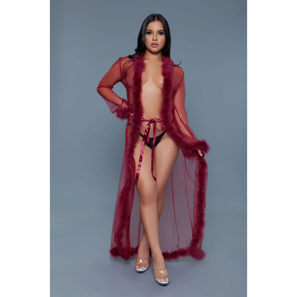 Be Wicked Marabou Robe