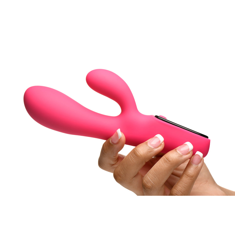 Pink bang digital rabbit vibrator example photo.
