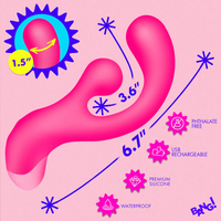 gyro pink vibrator measurement photo.