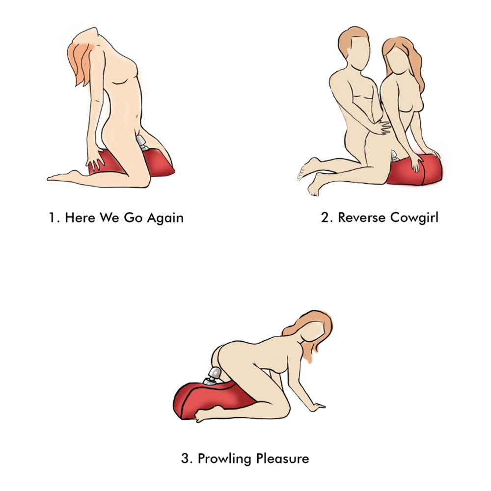Deluxe wand saddle position examples photos.