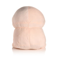 Beige happy peckers large penis pillow backside example photo.