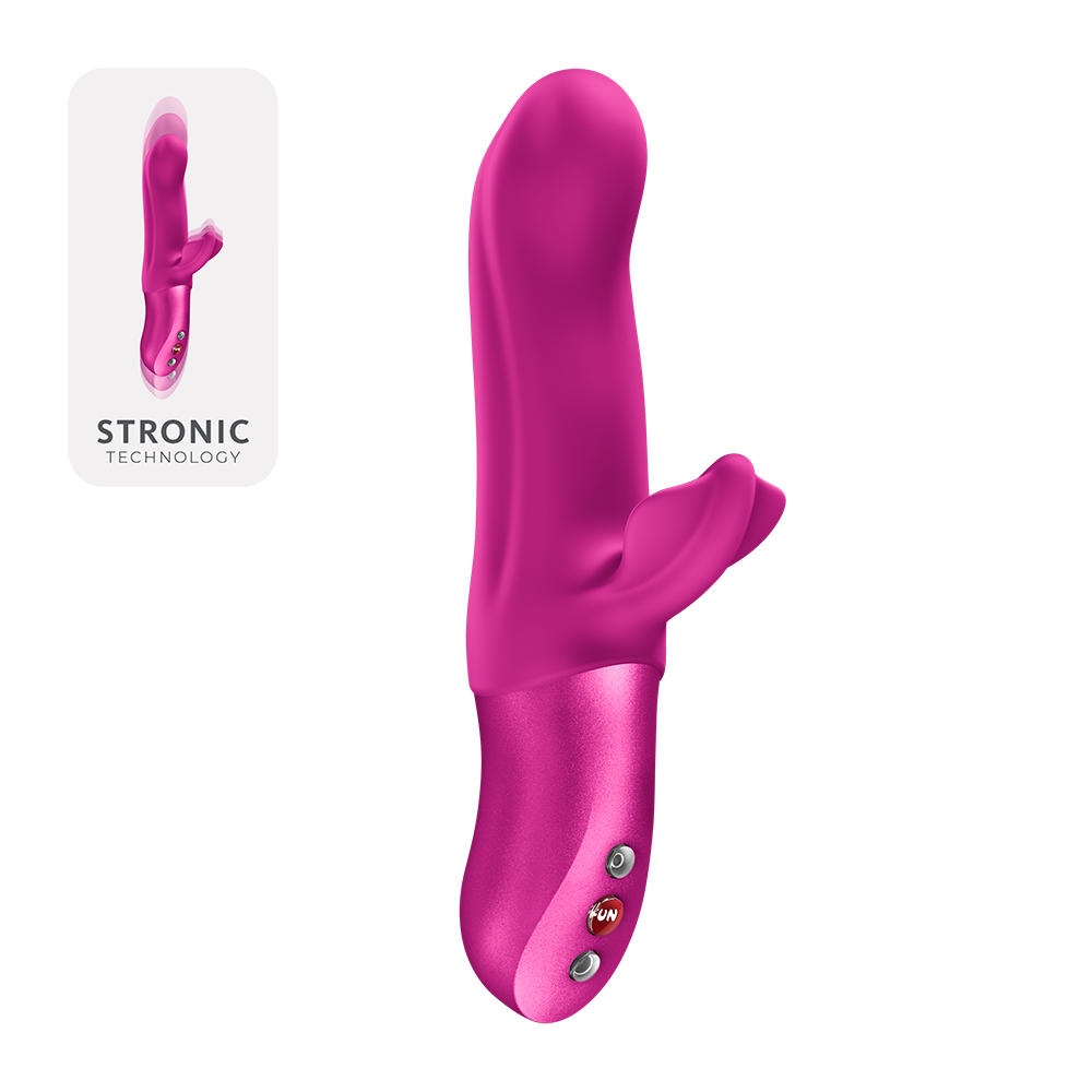 Pink Bi Stronic fusion vibrator example photo.