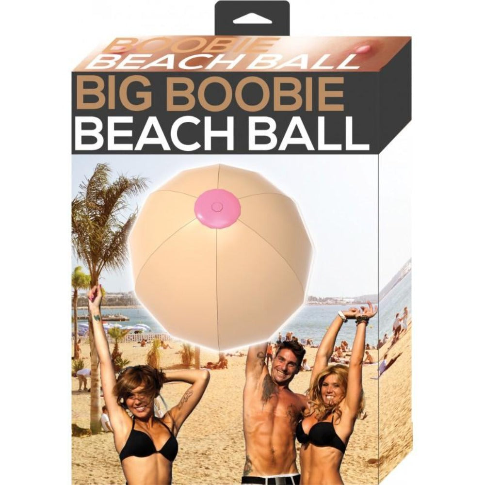 Big Boobie beach ball in packaging