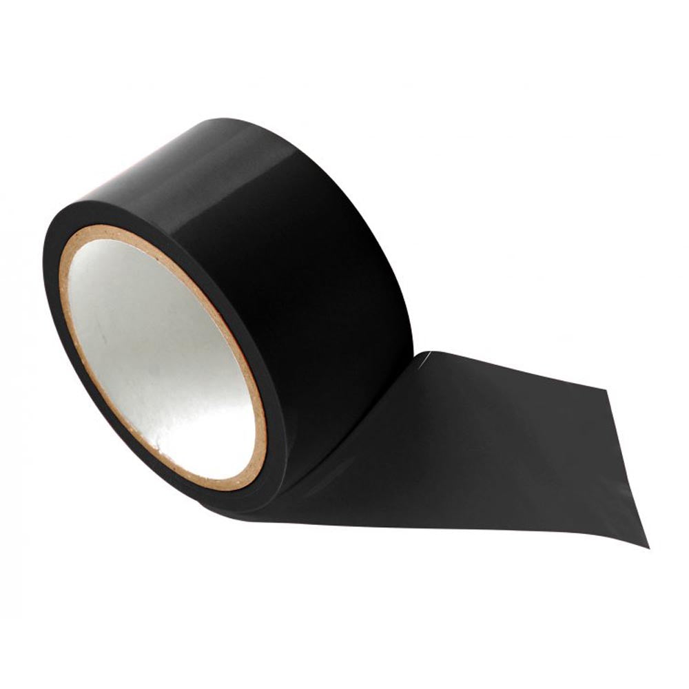 Black bondage tape 20m roll example photo.