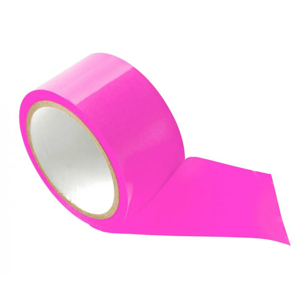 Pink bondage tape 20m example photo.