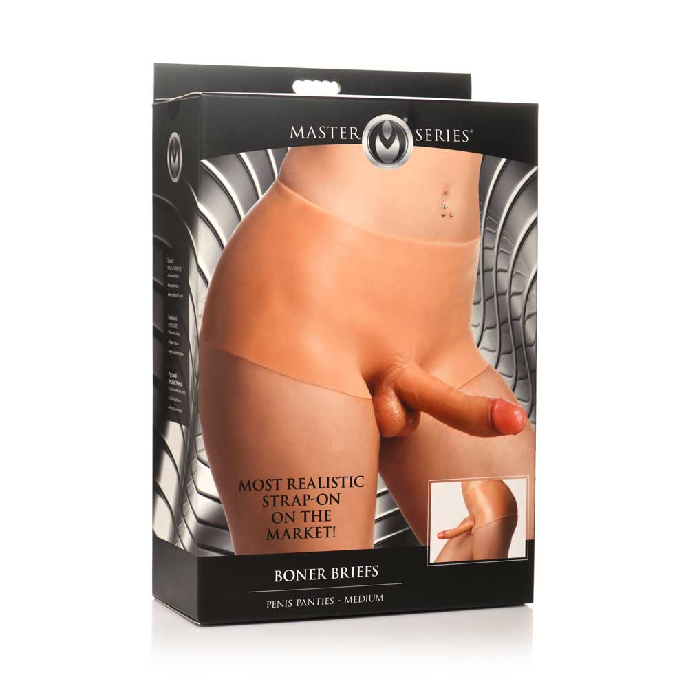 Boner briefs penis panties inside pacakging.