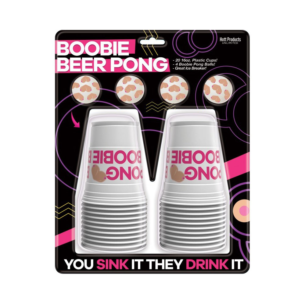 White Boobie beer pong game in packaging