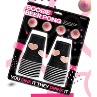 Black Boobie Beer pong game in packaging