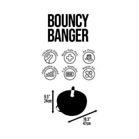 Bouncy banger vibrating inflatable dildo sex cushion measurement photo