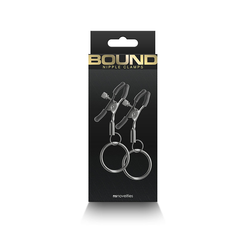 Bound c2 nipple clamp inside packaging.