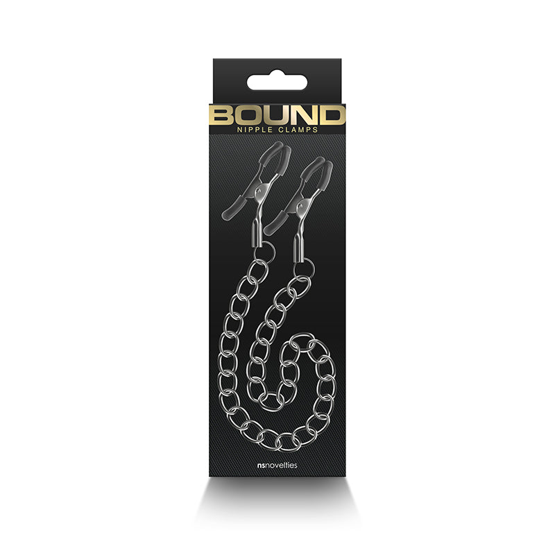 Bound nipple clamps dc2 inside packaging.