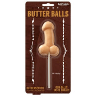 Butter balls butterscotch flavored pucker pop in package