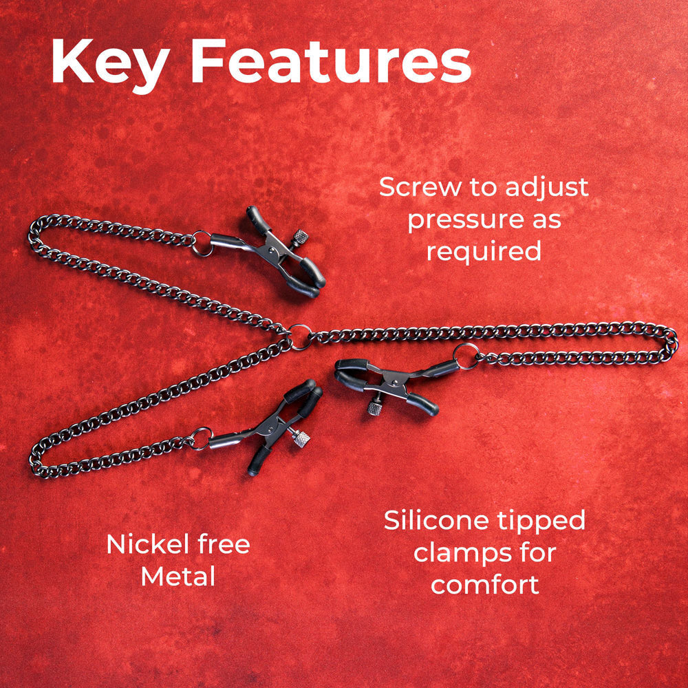 SEI MIO Triple Tease Nipple/Clit Clamps