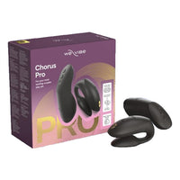 WeVibe Chorus Pro packaging with black devices on a white background