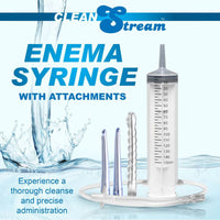 Enema syringe attachment example photo.